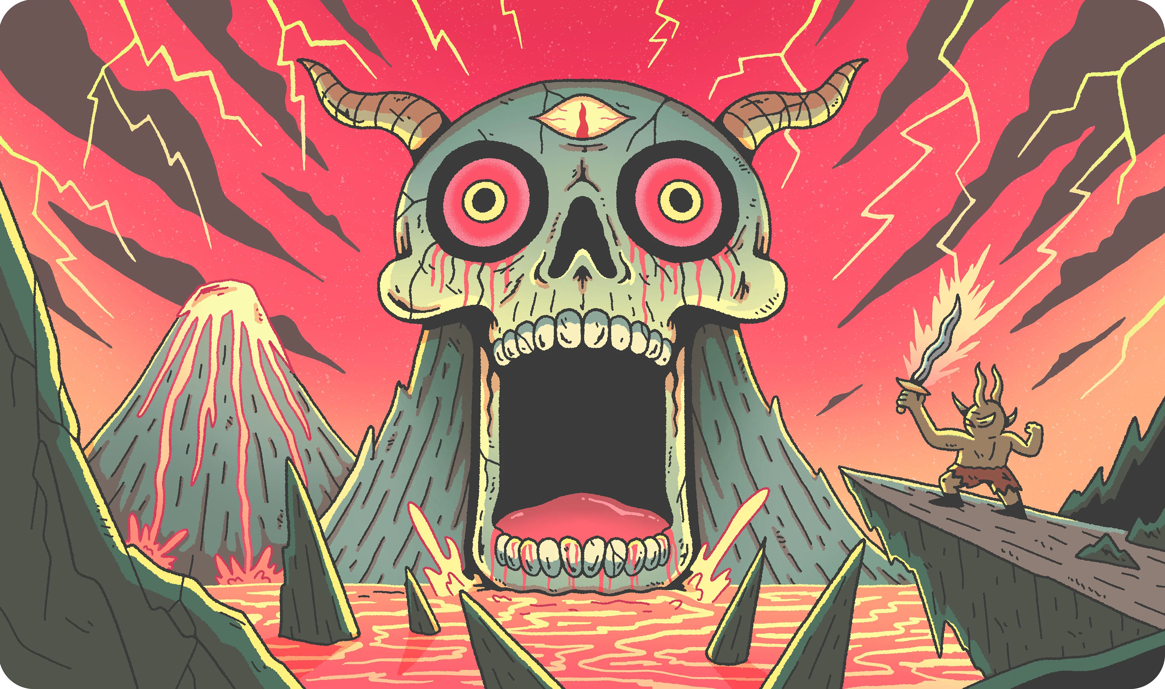 Blood Mountain Playmat