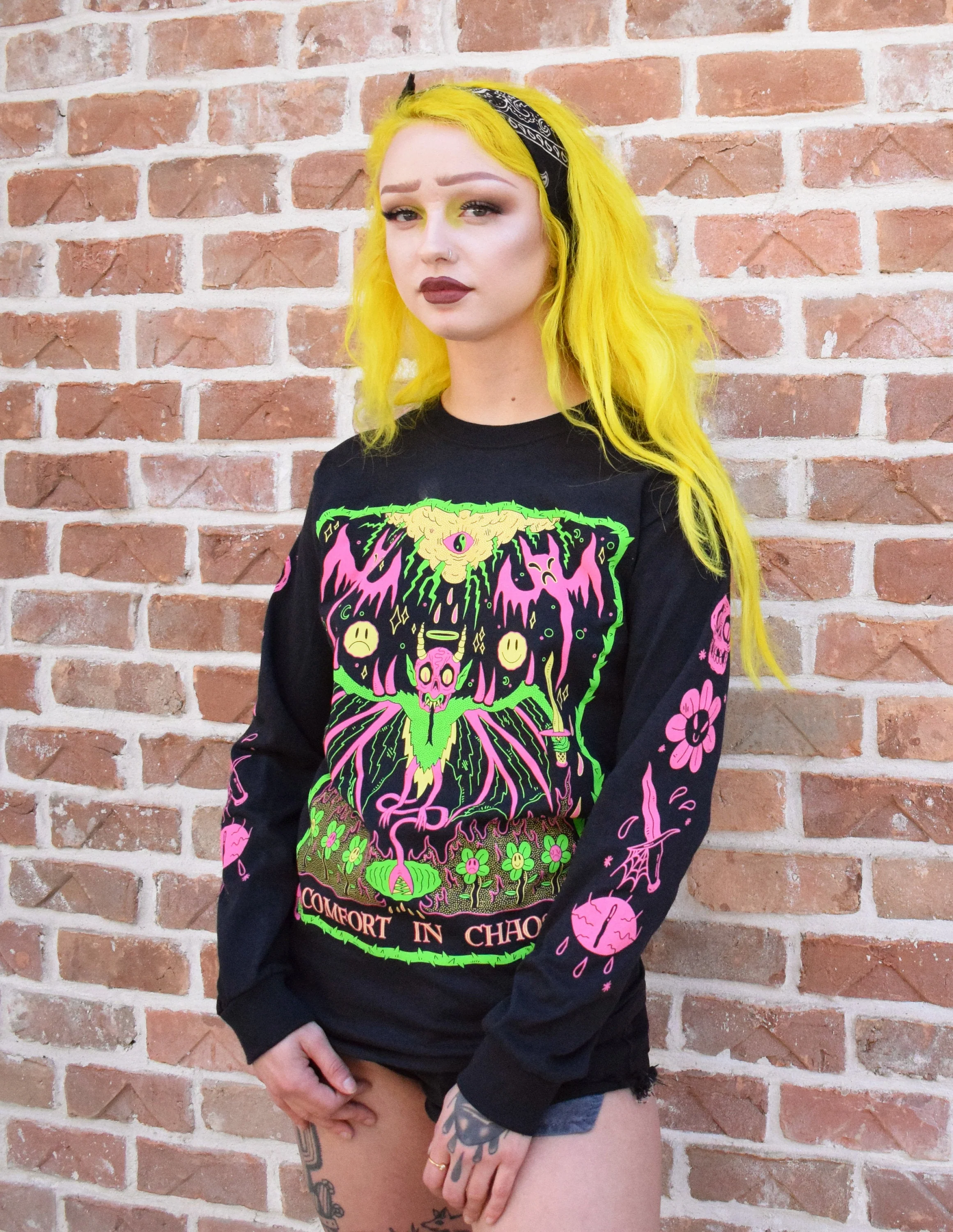 Comfort In Chaos Longsleeve Tee - Image 3
