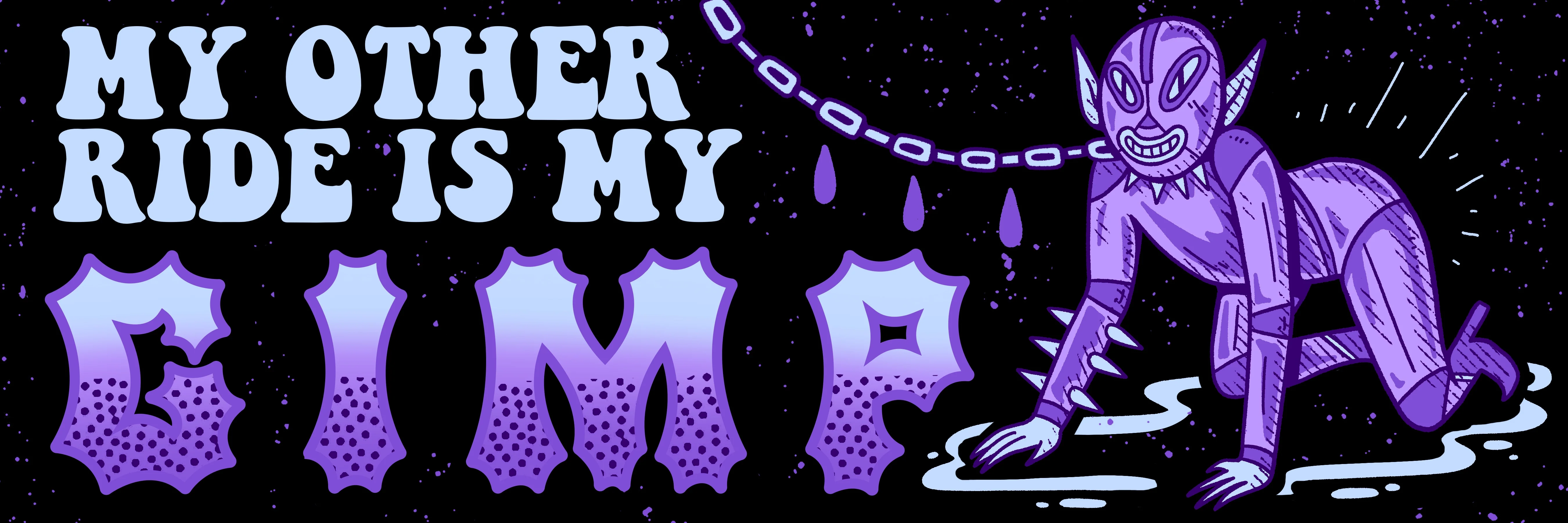 GIMP Bumper Sticker