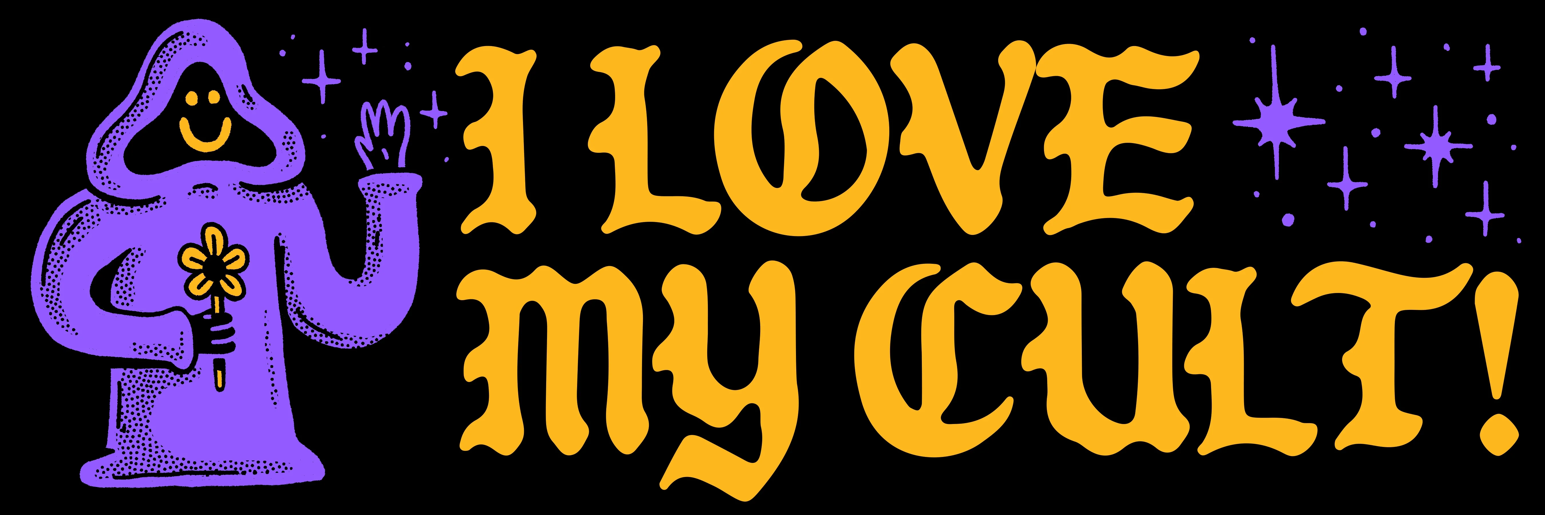 I Love My Cult Bumper Sticker