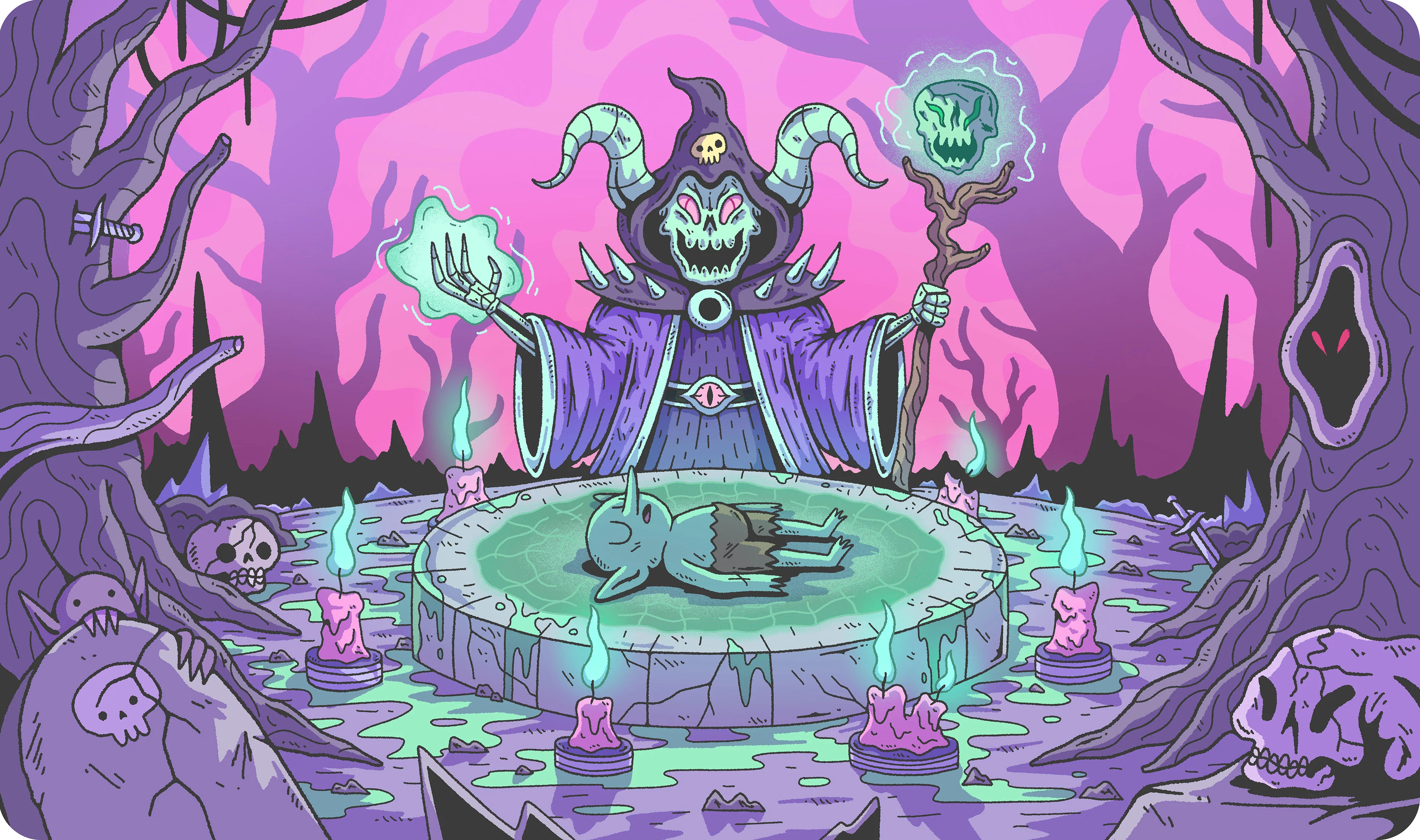 The Sacrifice Playmat